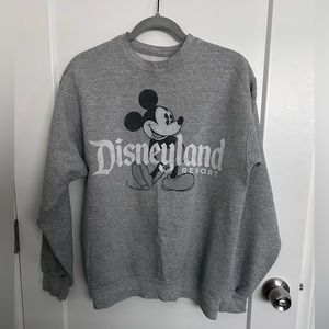 Disneyland Crewneck Sweatshirt Gray Hanes